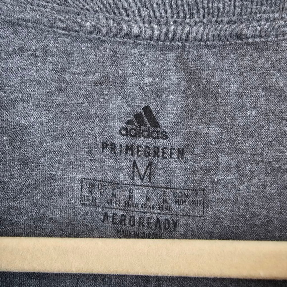 Adidas Gray Active Top Size M - Picture 3 of 7